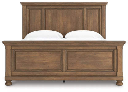 Feddinger King Panel Bed with Mirrored Dresser