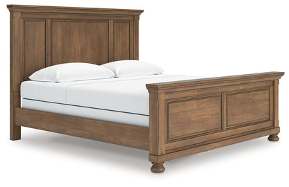 Feddinger King Panel Bed with Mirrored Dresser, Chest and Nightstand