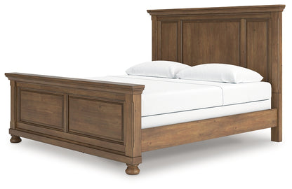Feddinger King Panel Bed with Mirrored Dresser, Chest and Nightstand