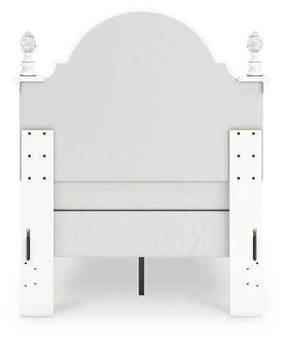 Kozlani Twin Upholstered Panel Bed