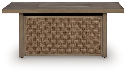 Laguna Heights Rectangular Fire Pit Table