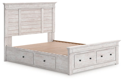 Makidern Queen Panel Storage Bed