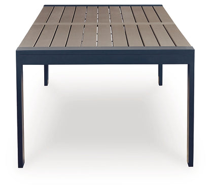 East Beach RECT Dining Table w/UMB OPT