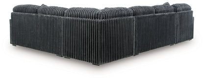 Midnight-Madness 4-Piece Sectional with Chaise