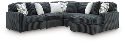 Midnight-Madness 5-Piece Sectional with Chaise