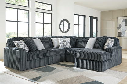 Midnight-Madness 5-Piece Sectional with Chaise