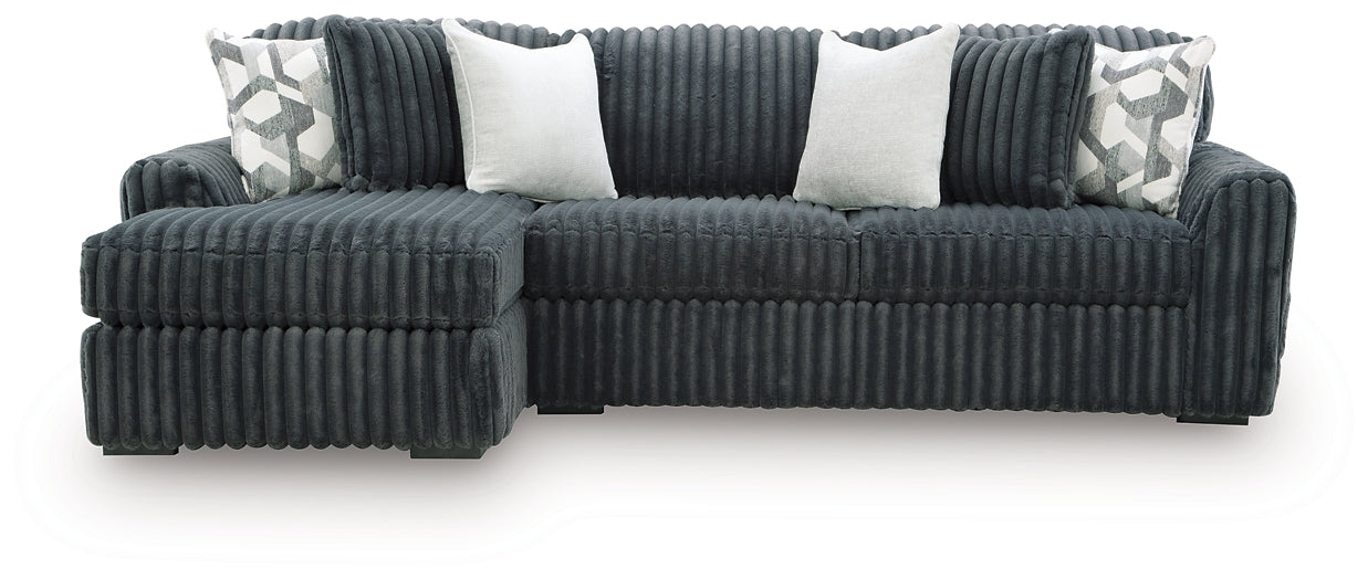 Midnight-Madness 2-Piece Sectional Sofa Chaise