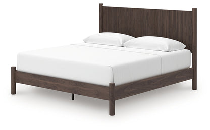 Pamytta King Panel Platform Bed, Dresser, Mirror, Chest and Nightstand