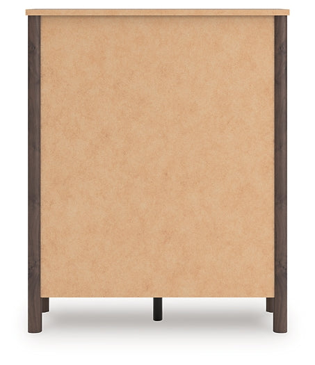 Pamytta Queen Upholstered Panel Platform Bed, Dresser, Mirror, Chest and Nightstand