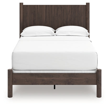 Pamytta Full Panel Bed, Dresser, Mirror and Nightstand