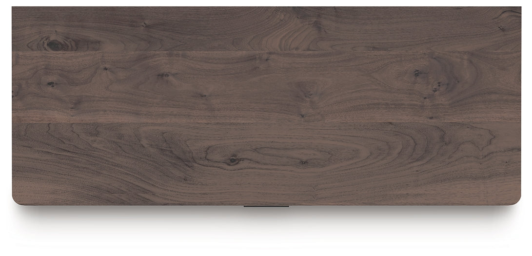 Pamytta Full Upholstered Panel Bed, Dresser, Mirror, Chest and Nightstand