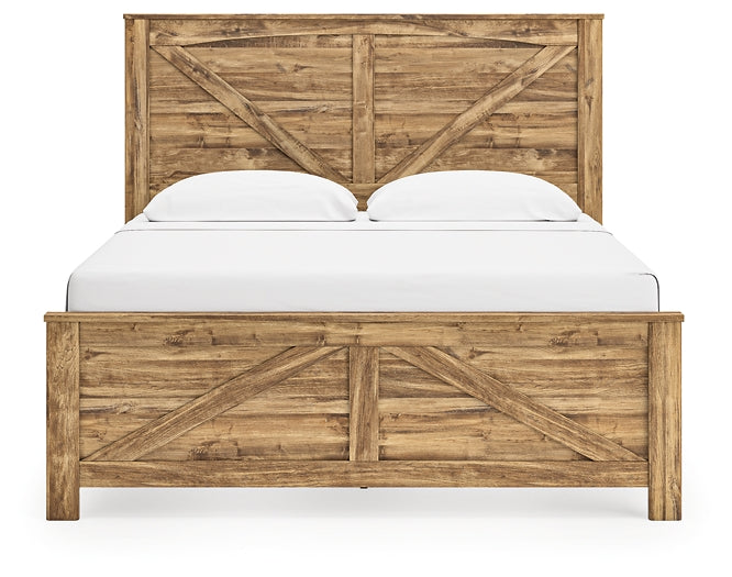 Maystonna King Crossbuck Panel Bed