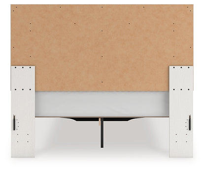 Zuraleus Queen Upholstered Panel Platform Storage Bed, Dresser, Mirror, Chest and Nightstand