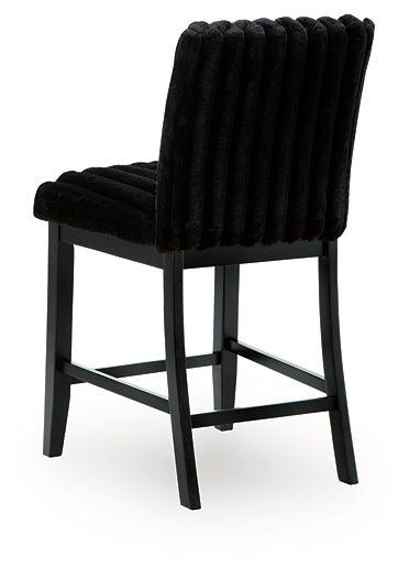 Mervannie Upholstered Barstool (2/CN)