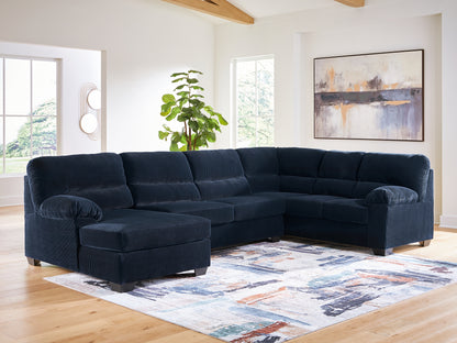 SimpleJoy 3-Piece Sectional with Chaise