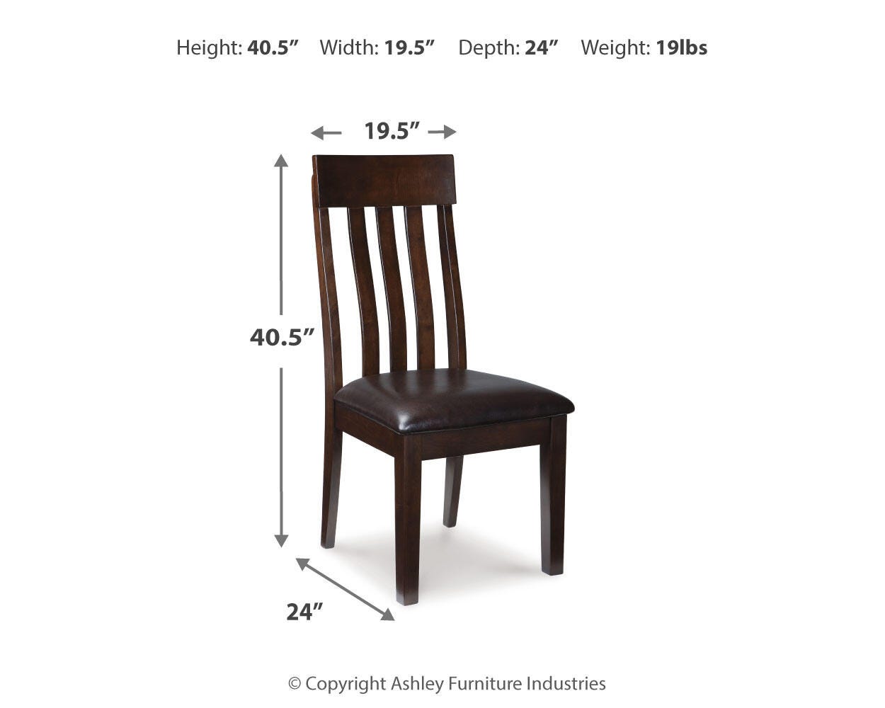 Ashley Express - Haddigan Dining UPH Side Chair (2/CN)