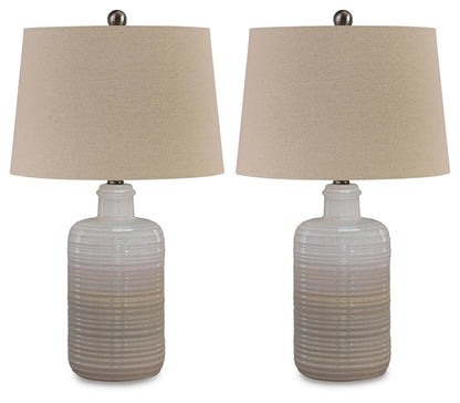 Ashley Express - Marnina Ceramic Table Lamp (2/CN)