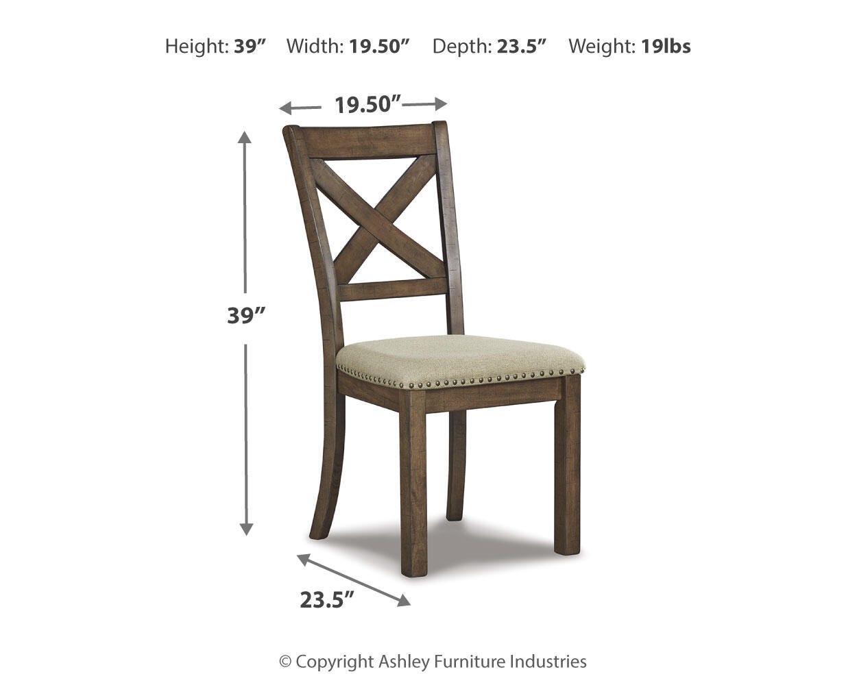 Ashley Express - Moriville Dining UPH Side Chair (2/CN)