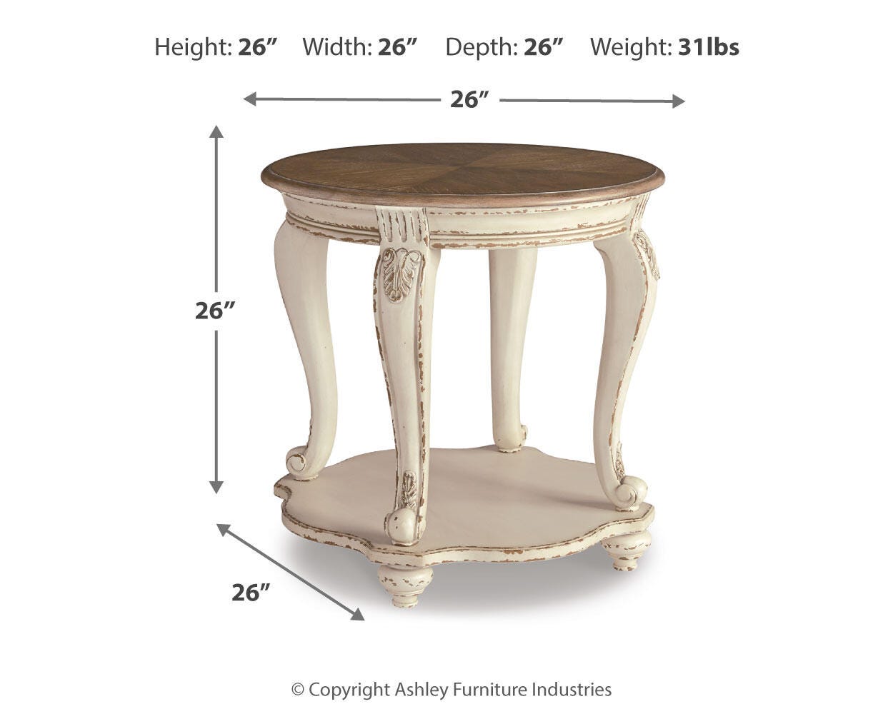 Ashley Express - Realyn Round End Table