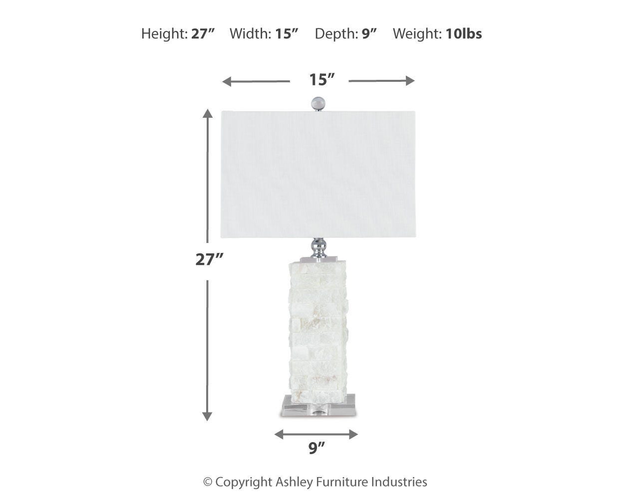 Ashley Express - Malise Alabaster Table Lamp (1/CN)