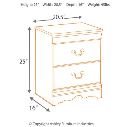 Ashley Express - Huey Vineyard Two Drawer Night Stand