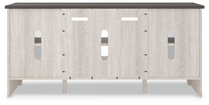 Ashley Express - Dorrinson LG TV Stand w/Fireplace Option
