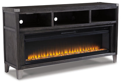 Todoe 65" TV Stand with Electric Fireplace