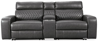 Samperstone 3-Piece Power Reclining Sectional Loveseat