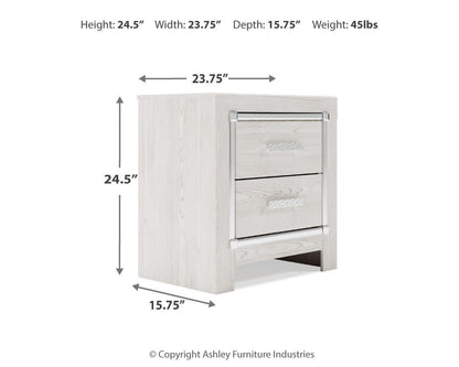 Ashley Express - Altyra Two Drawer Night Stand