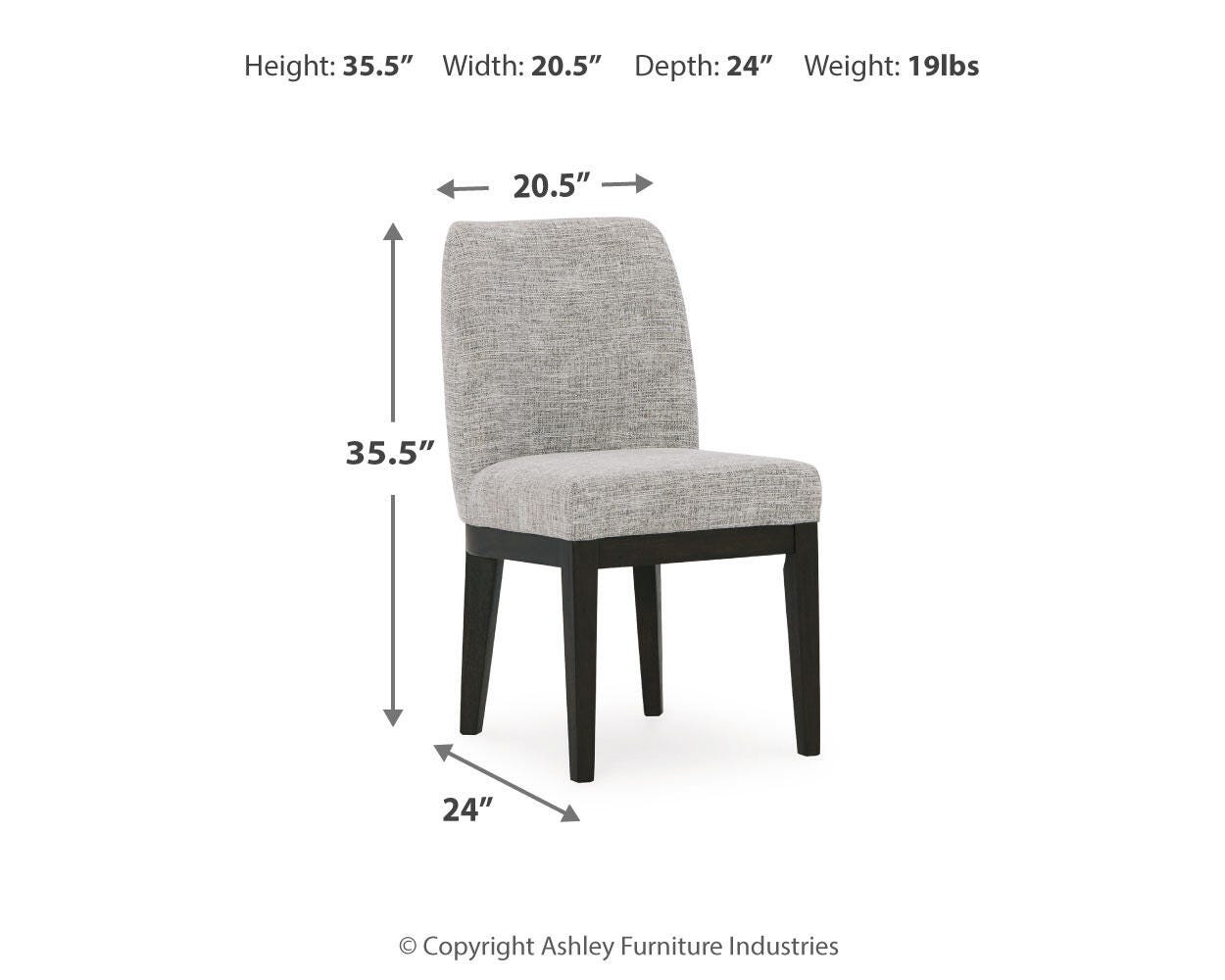 Ashley Express - Burkhaus Dining UPH Side Chair (2/CN)