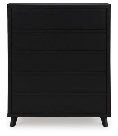 Danziar Five Drawer Wide Chest