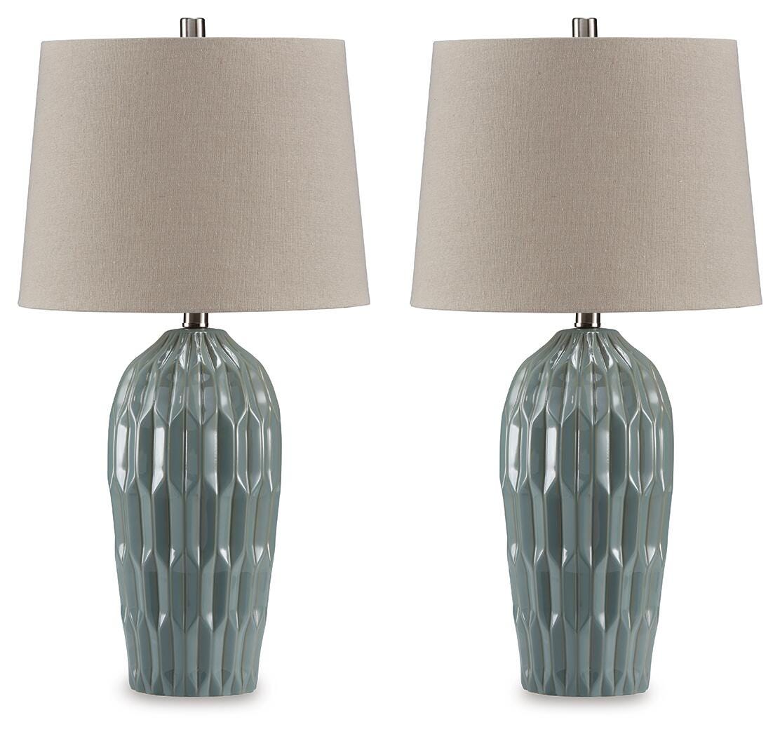 Ashley Express - Hadbury Ceramic Table Lamp (2/CN)