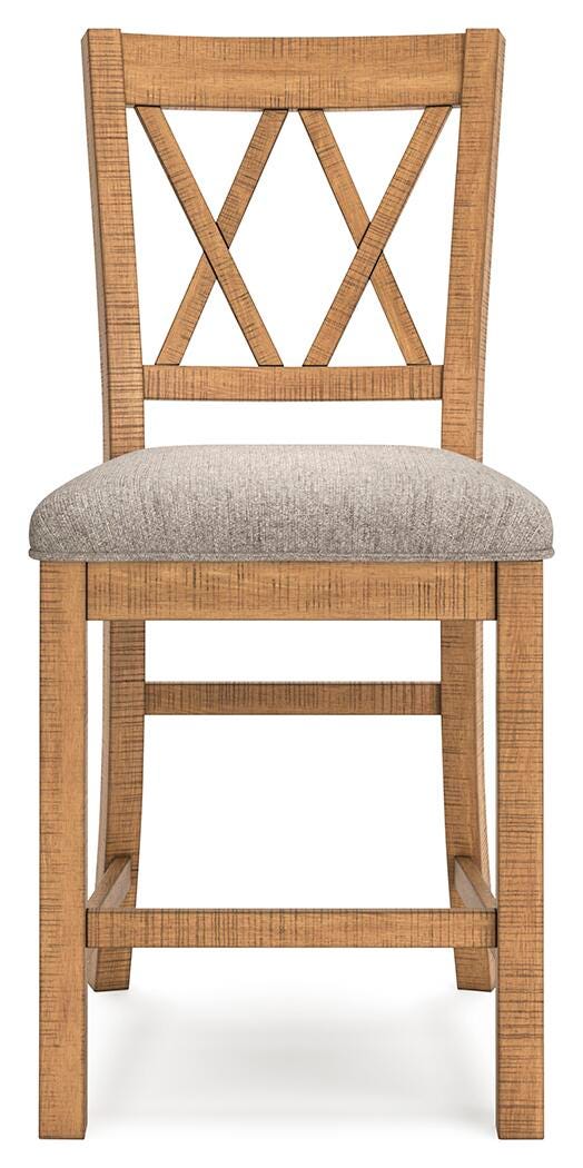 Ashley Express - Havonplane Upholstered Barstool (2/CN)
