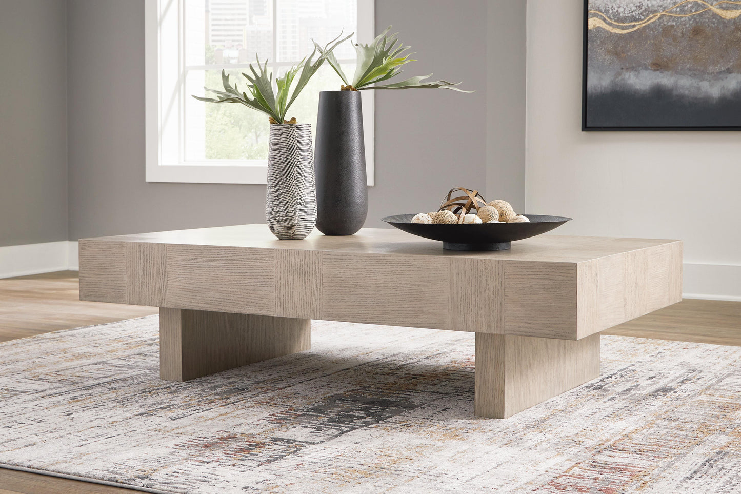 Jorlaina Rectangular Cocktail Table