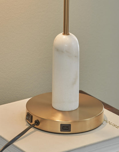 Ashley Express - Rowleigh Marble Desk Lamp (1/CN)