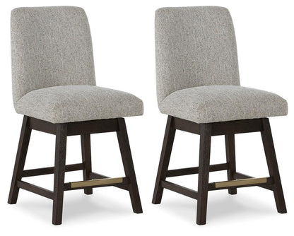 Ashley Express - Burkhaus UPH Swivel Barstool (2/CN)