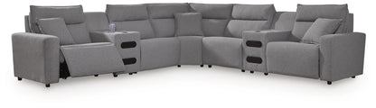 Modmax II 7-Piece Power Reclining Sectional with Audio Consoles