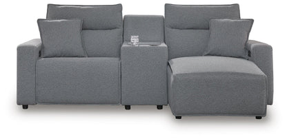 Modmax II 3-Piece Power Reclining Sectional with Chaise and Console
