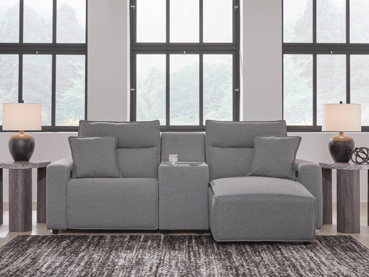 Modmax II 3-Piece Power Reclining Sectional with Chaise and Console