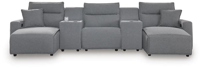 Modmax II 5-Piece Power Reclining Sectional with Chaise and Consoles