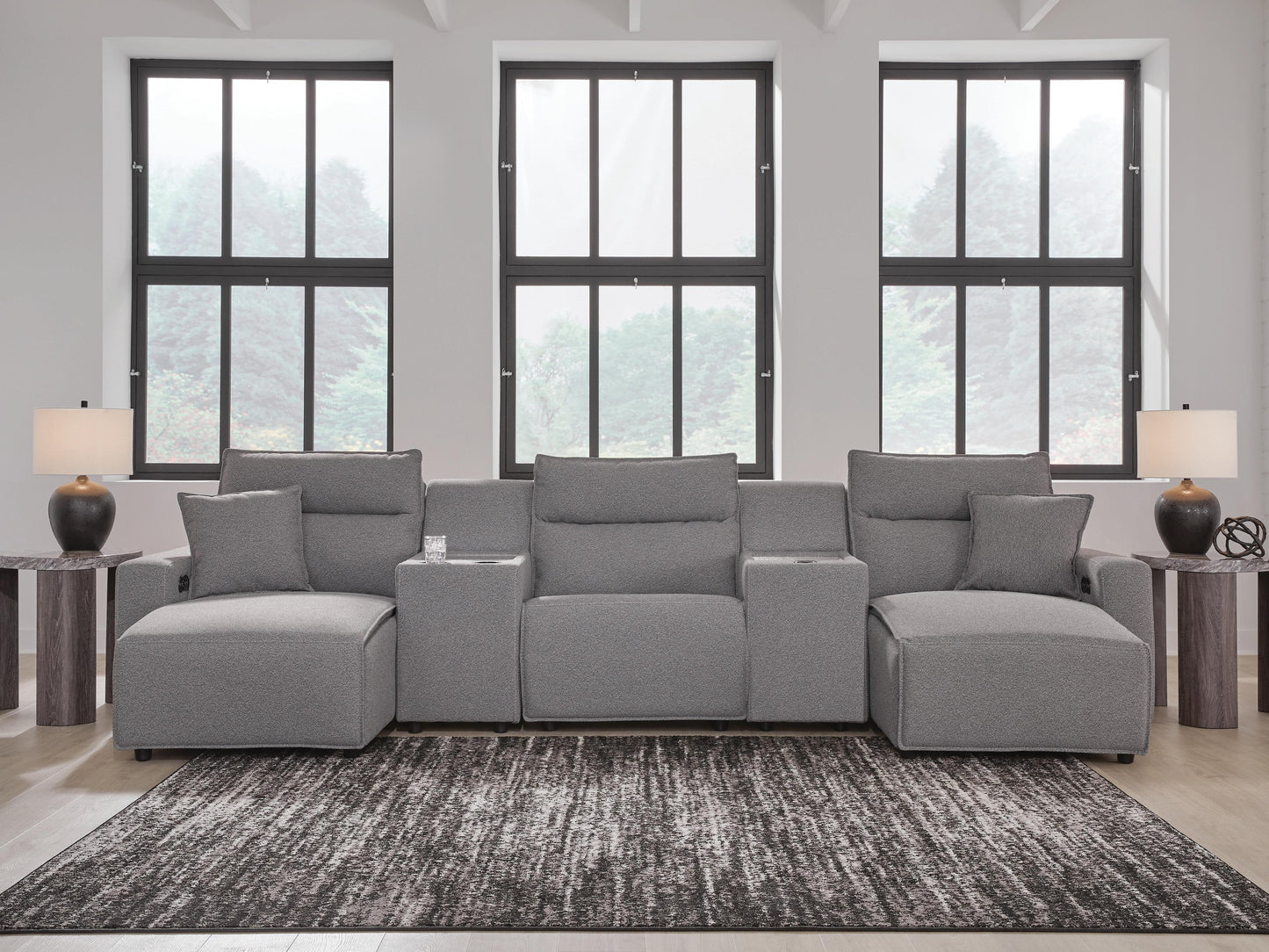 Modmax II 5-Piece Power Reclining Sectional with Chaise and Consoles