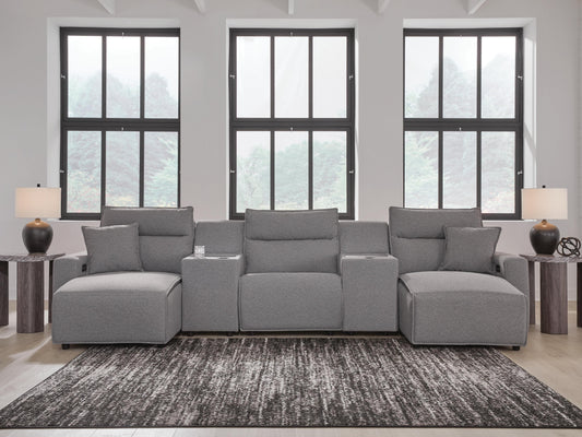 Modmax II 5-Piece Power Reclining Sectional with Chaise and Consoles