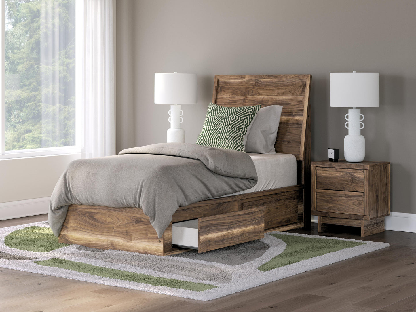 Ashley Express - Chirason Twin Panel Bed with Storage
