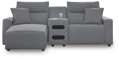 Modmax II 3-Piece Power Reclining Sectional with Chaise and Audio Console