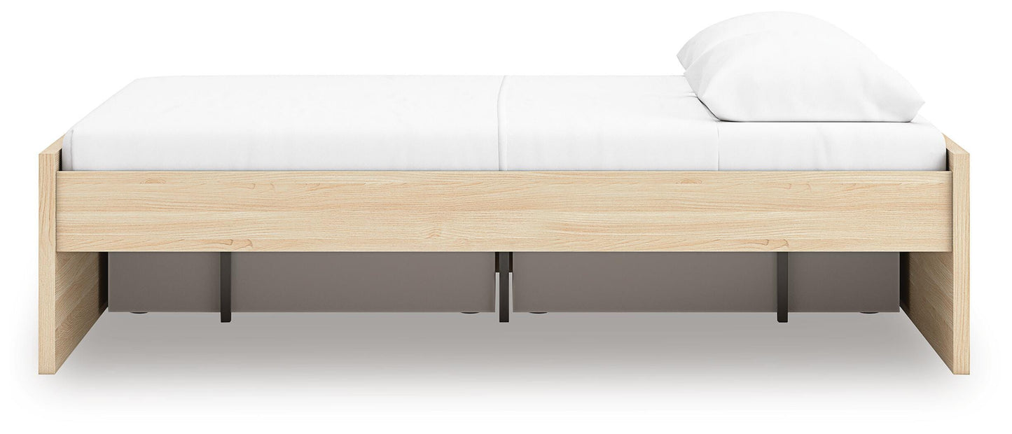 Ashley Express - Onita Queen Platform Bed with 1 Side Storage