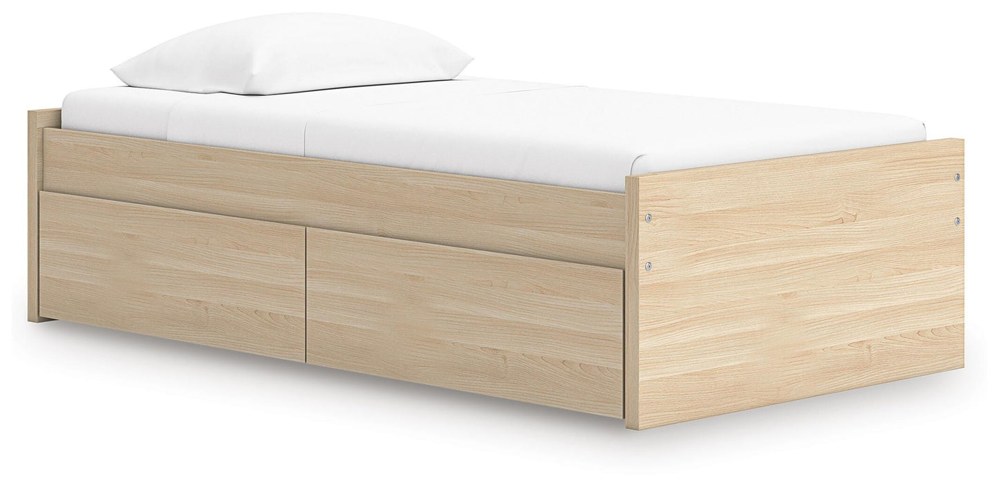 Ashley Express - Onita Twin Platform Bed with 1 Side Storage