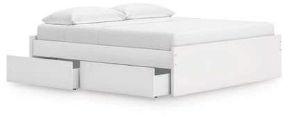 Ashley Express - Onita King Platform Bed with 1 Side Storage