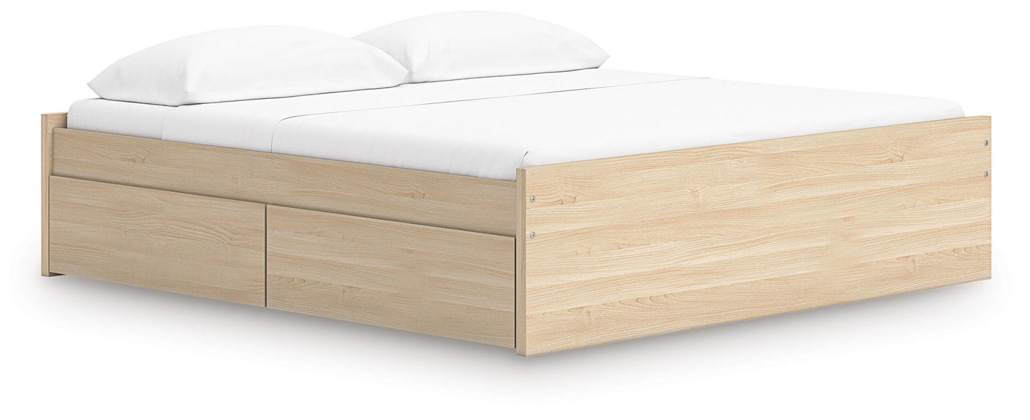 Ashley Express - Onita King Platform Bed with 1 Side Storage