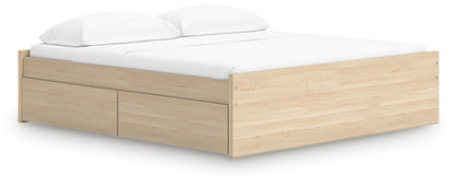 Ashley Express - Onita King Platform Bed with 1 Side Storage
