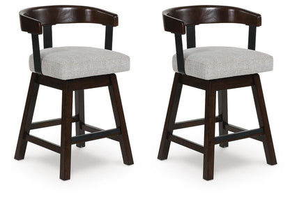 Ashley Express - Haddigan UPH Swivel Barstool (2/CN)